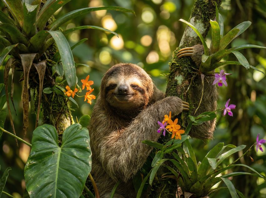 小马拉大车树懒视频